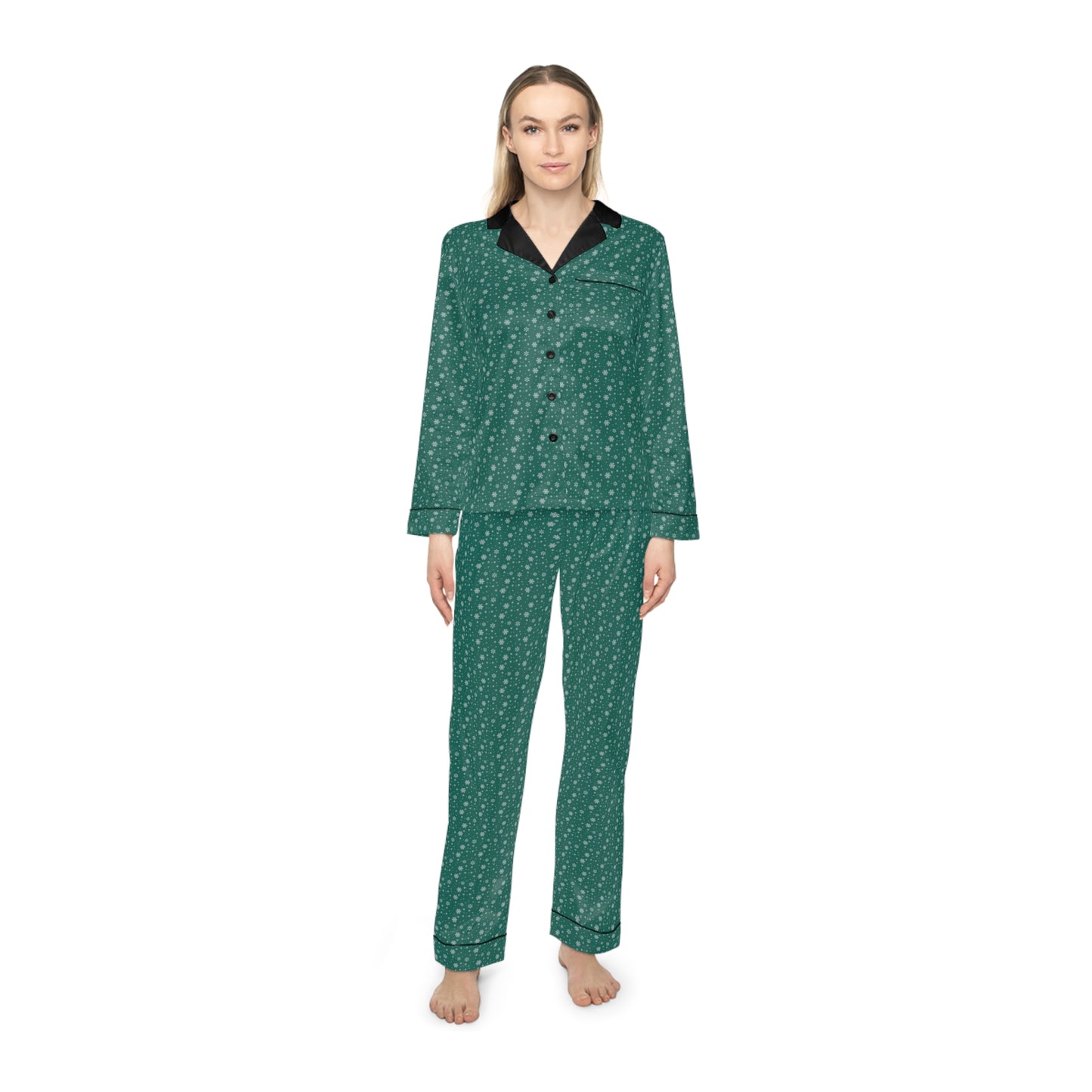 Hunter Snow- Women's Satin Pajamas
