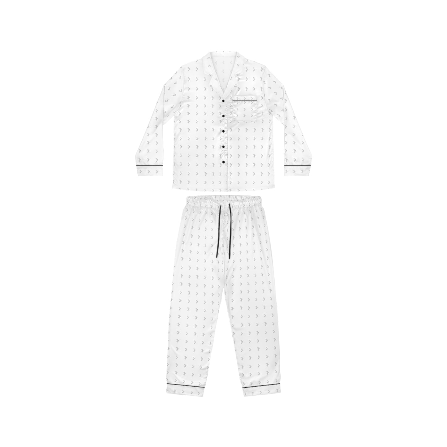 Hearts on your Sleeve- Women's Satin Pajamas